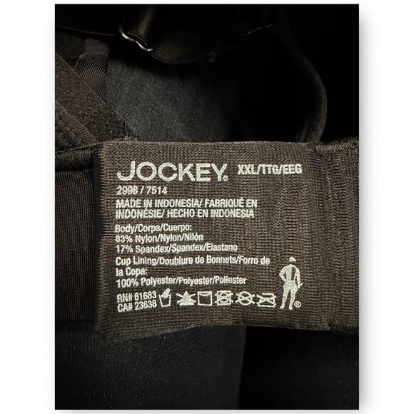 NWT Jockey Forever Fit V-Neck Bra XXL - Picture 9 of 9